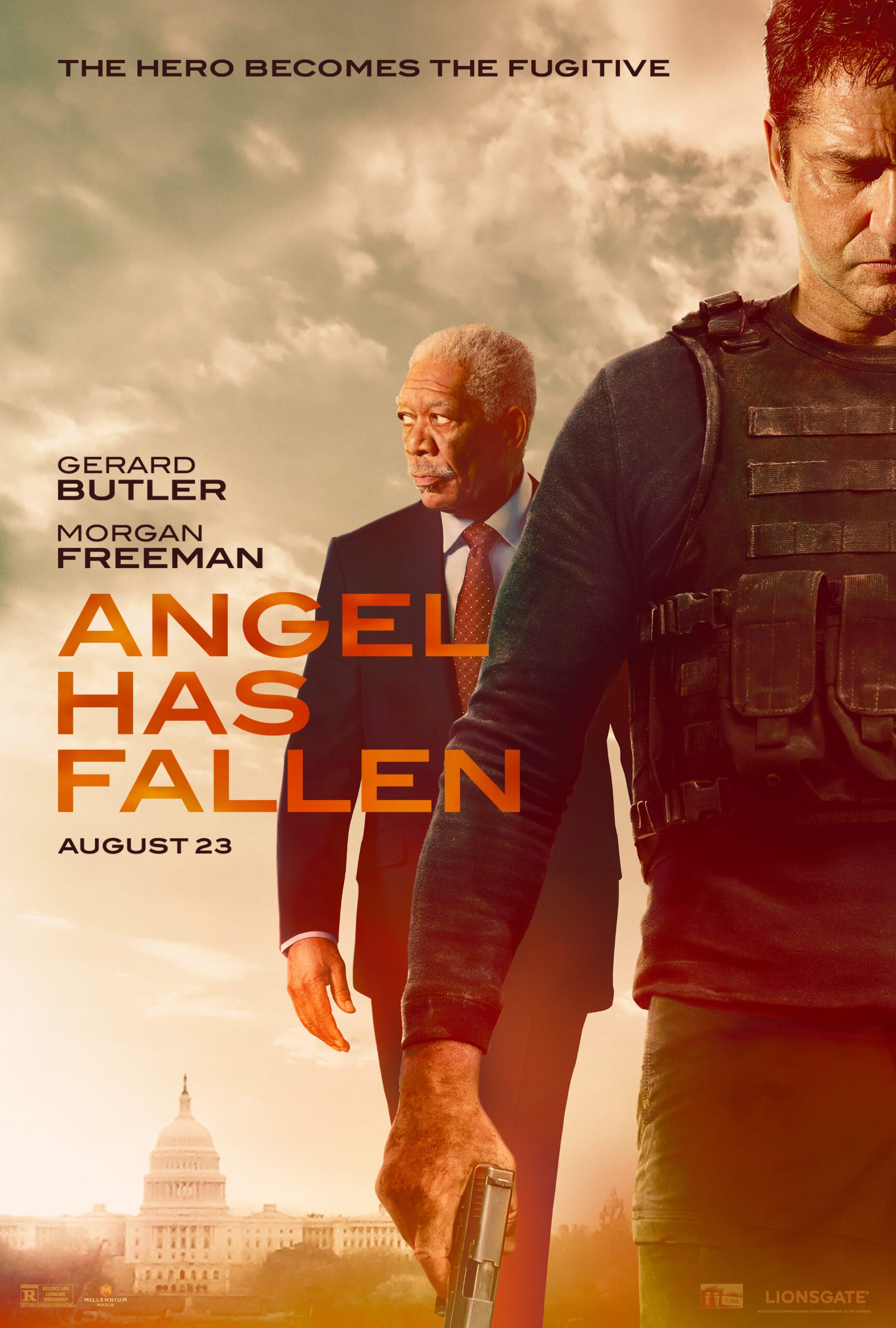 دانلود فیلم Angel Has Fallen 2019 با دوبله فارسی و زیرنویس چسبیده