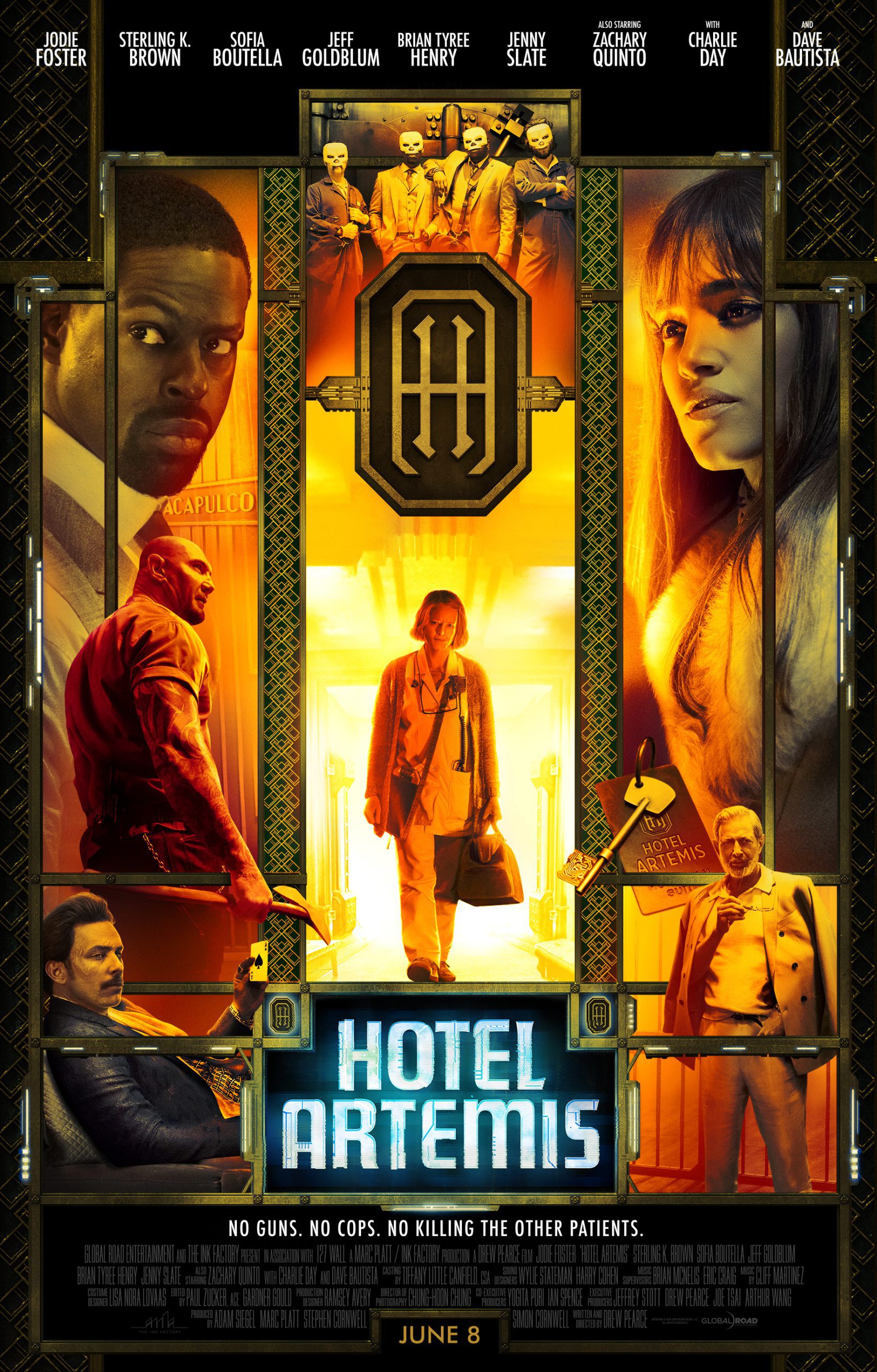 دانلود فیلم Hotel Artemis 2018 با زیرنویس چسبیده