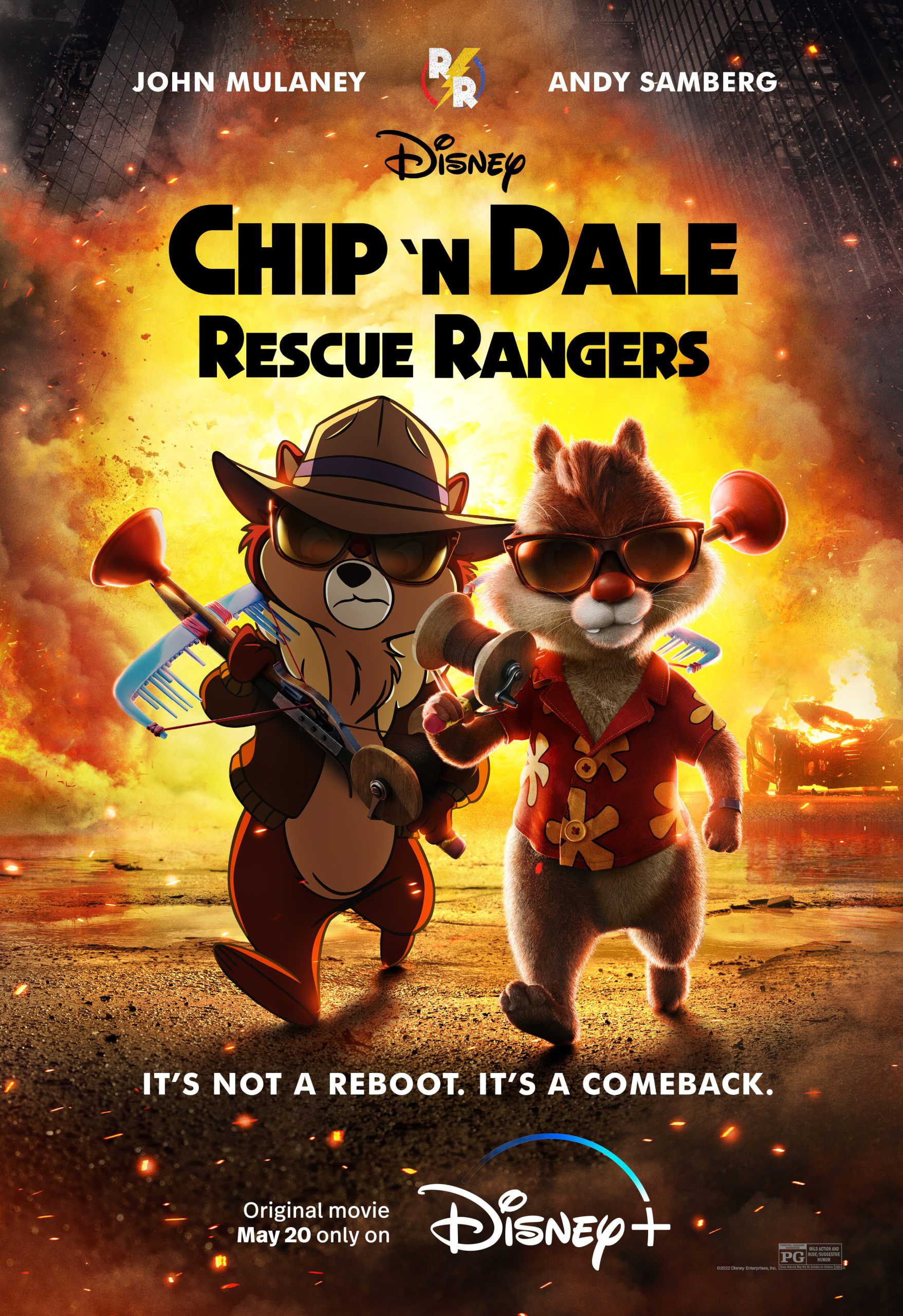 دانلود انیمیشن Chip ‘n Dale: Rescue Rangers 2022 با دوبله فارسی و زیرنویس چسبیده