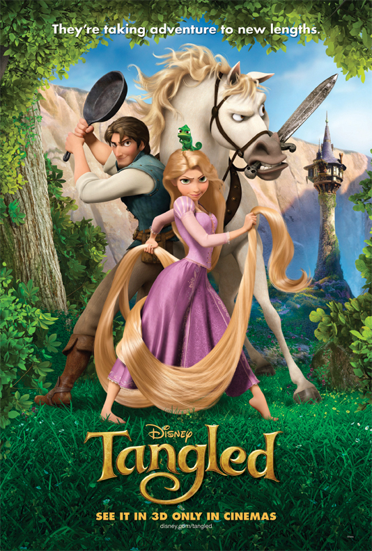 دانلود انیمیشن Tangled با دوبله فارسی و زیرنویس چسبیده